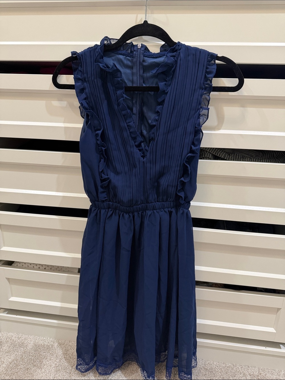 Brand New Navy V Neck Dress Skorts. Size 0